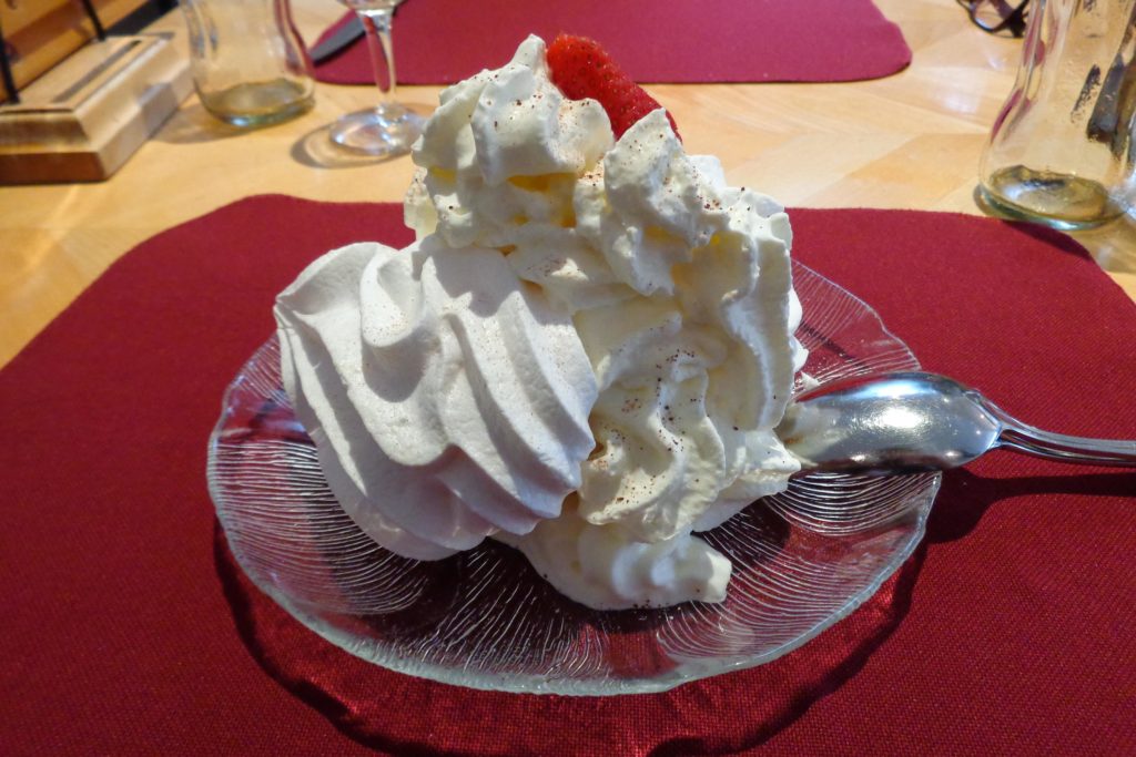 Meringue from Meiringen, Switzerland