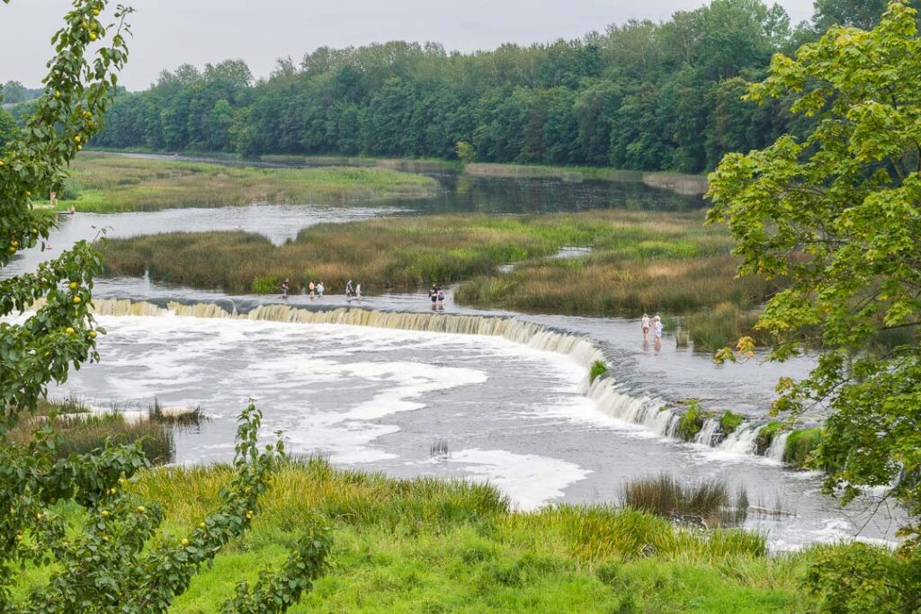 Widest waterfall in Europe Latvia