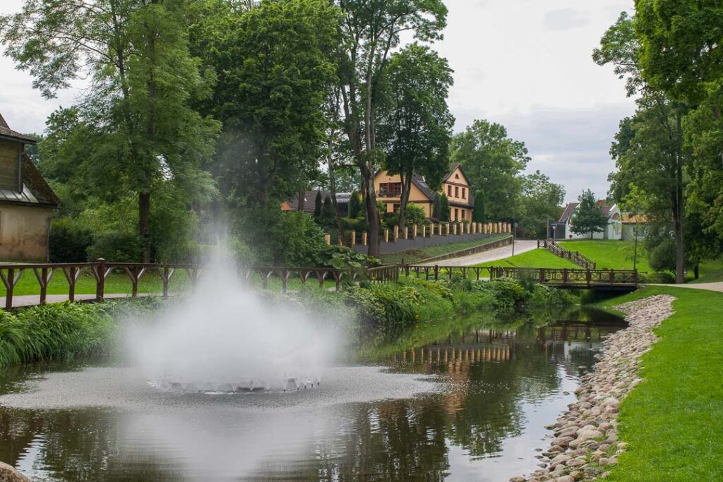 Fountain gardens Latvia