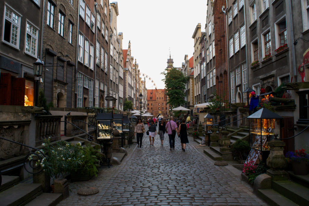 Amber Street Shadows, Gdansk