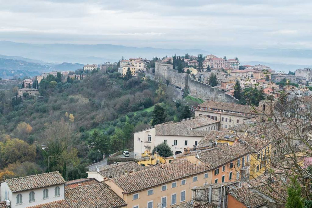 Porta Sole View, Visiting Perugia Italy