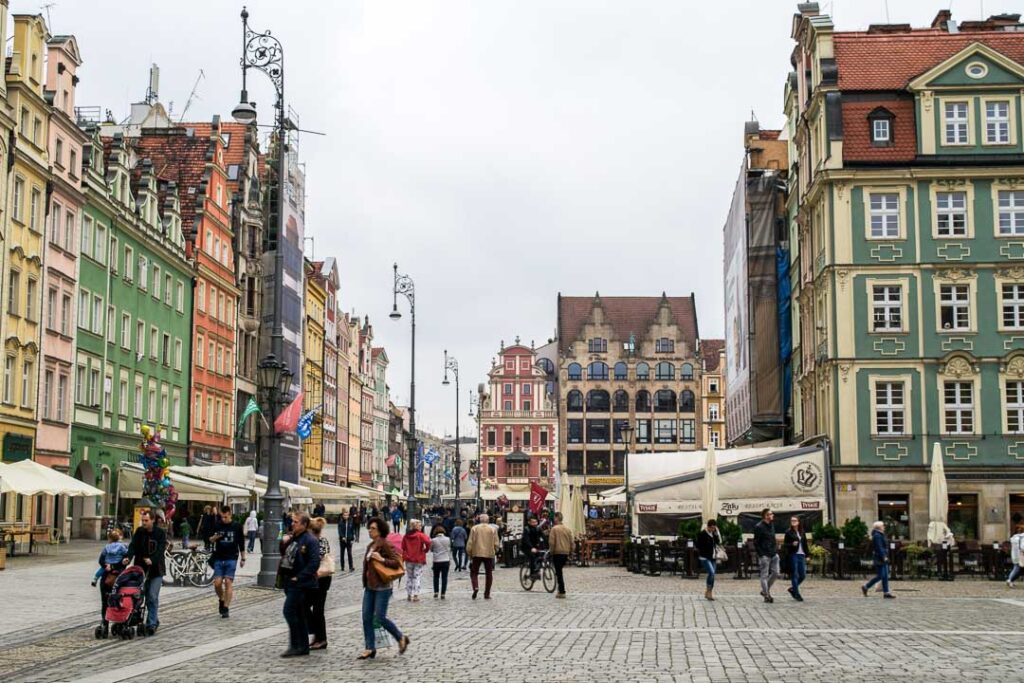 Market Square Wroclaw Poland