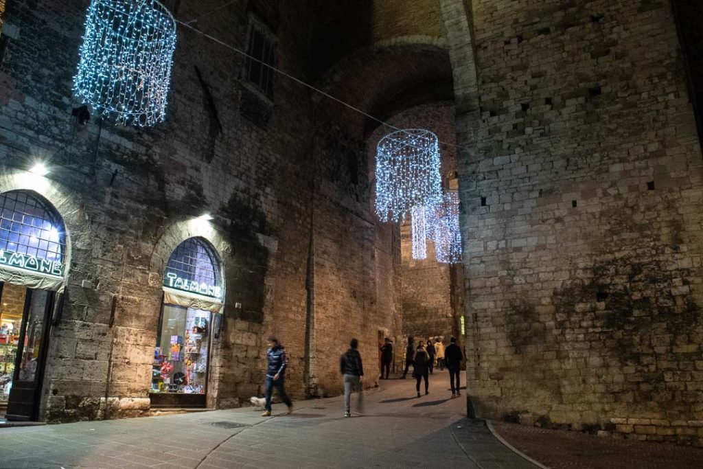 Perugia Old Town at Night