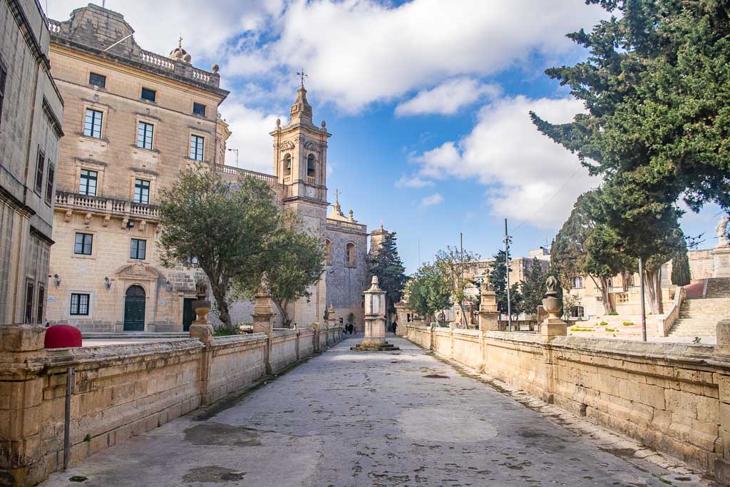 Parish Church of St Paul & Grotto Of St Paul Rabat outside Mdina