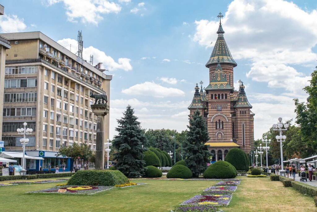 Timisoara Orthodox Cathedral, Romania Trip