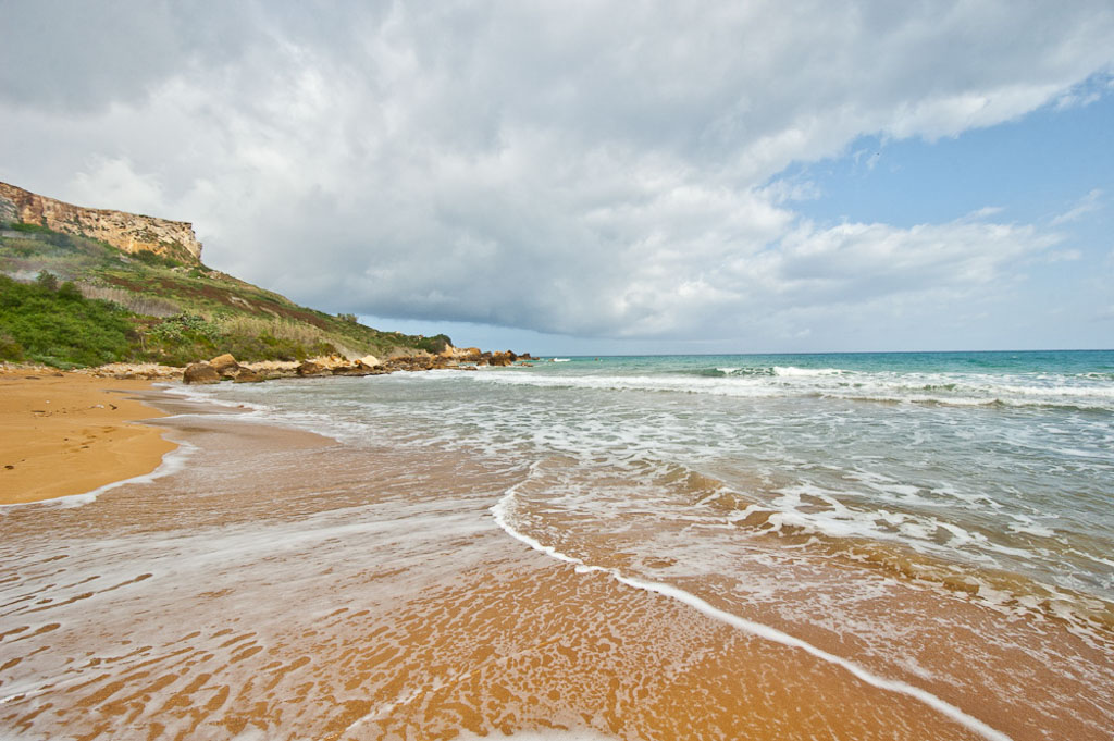 San Blas Beach in Gozo