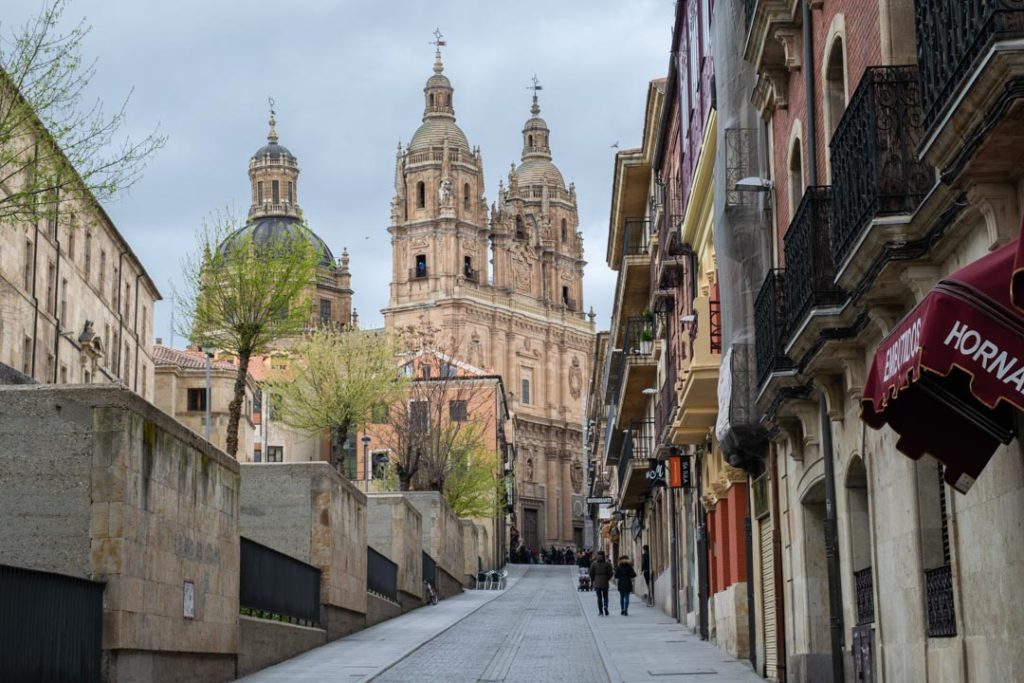 Street view of Clerecia Church , Things to Do in Salamanca Spain
