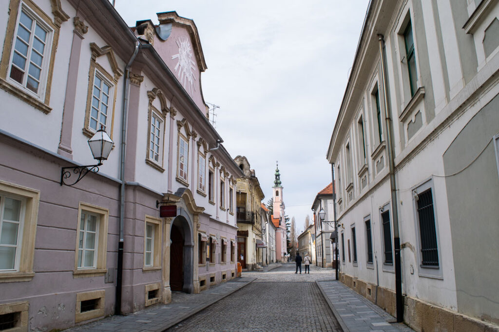 Varazdin in northern Croatia