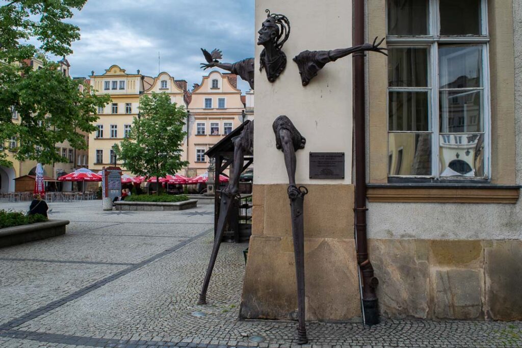 Jelenia Gora Town Hall Square Statue