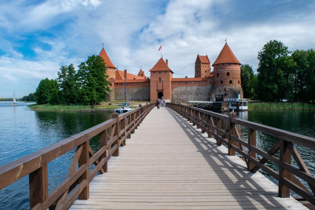 Trakai Castle Bridge, Day Trip to Trakai from Vilnius, Lithuania
