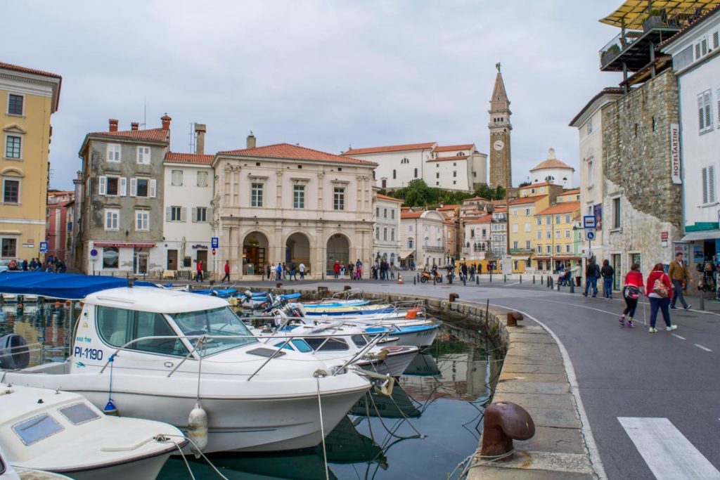 Piran Cityscape, One Day in Piran Slovenia