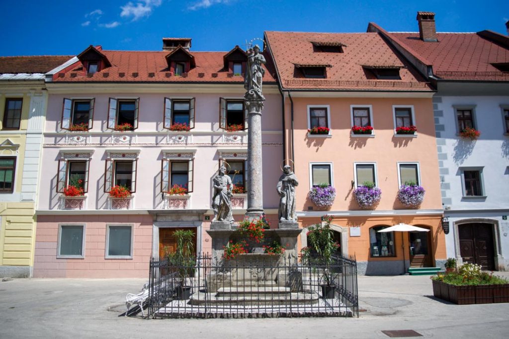 Town Square, What to See in Skofja Loka Slovenia