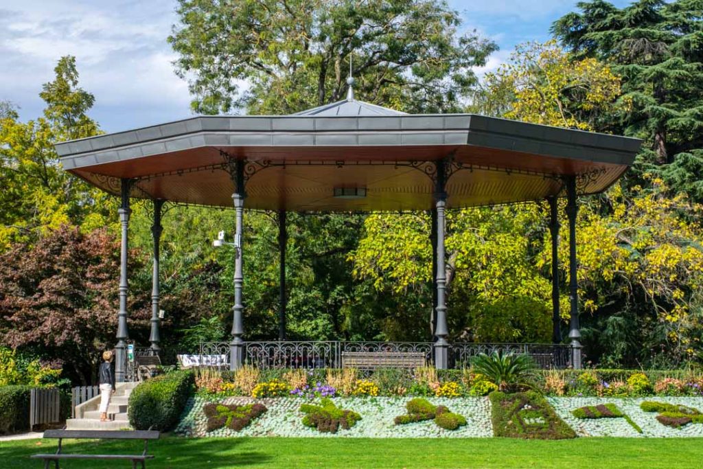 Pavilion in a French park