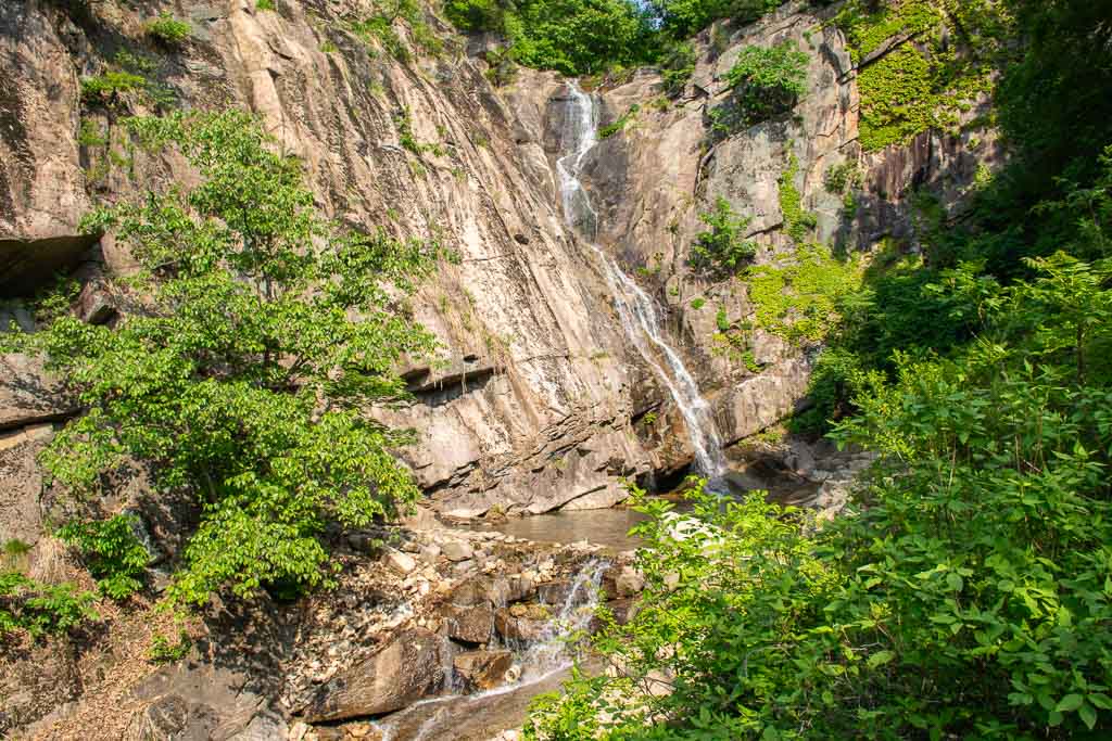 Ungye Falls at Gamaksan Suspension Bridge