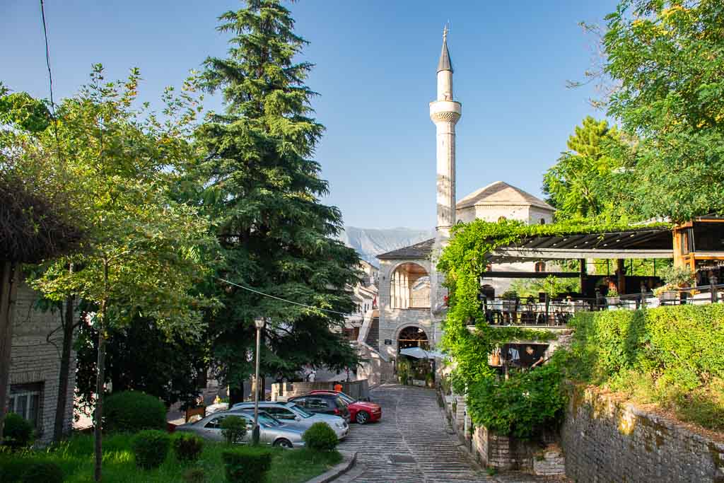Mosque minaret Albania