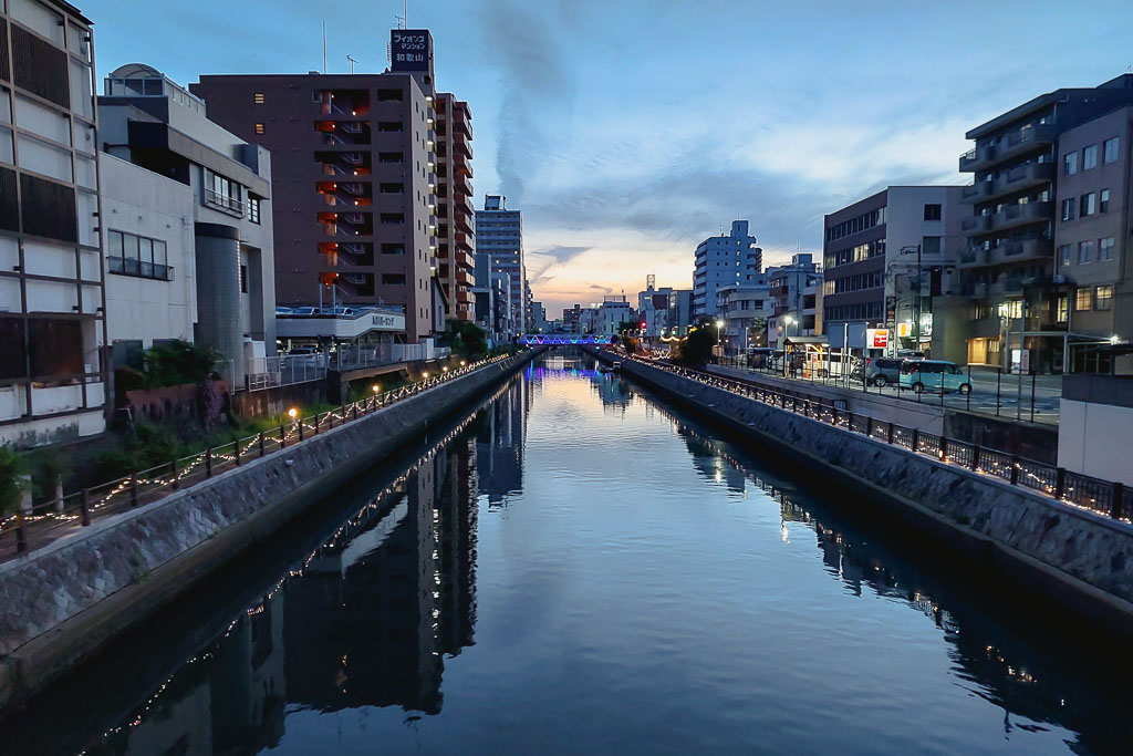 Wakayama at night