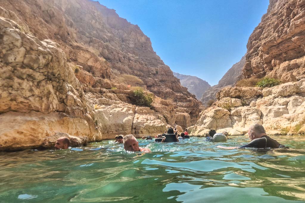 Wadi Shab Canyon in Oman