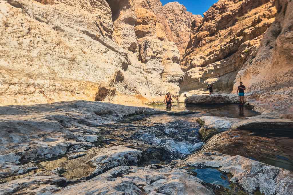 Visiting Wadi Shab in Oman