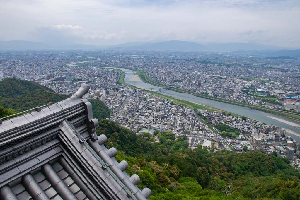 Gifu City view from castle