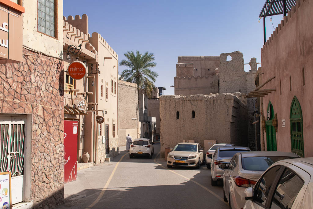 Old city streets in Oman