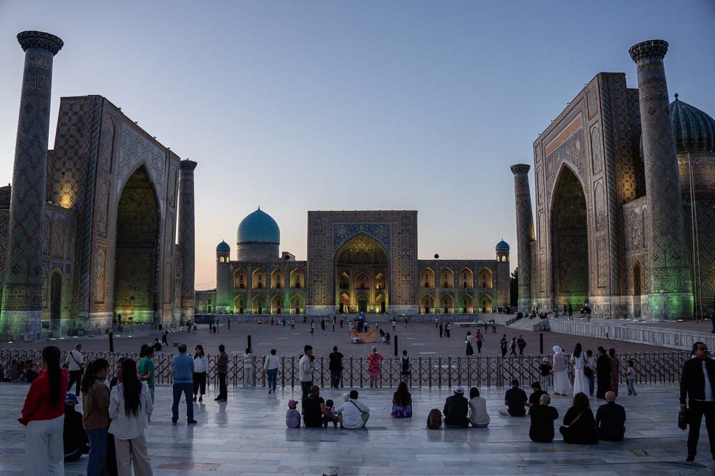 Samarkand at night